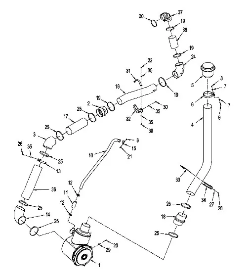 434176A1 - Патрубок возд. выс. давл. ДВС TJ/St. STX